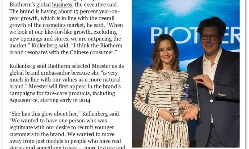 MODELS HAVE DEPTH: A RESPONSE TO PATRICK KULLENBERG OF BIOTHERM INTERNATIONAL